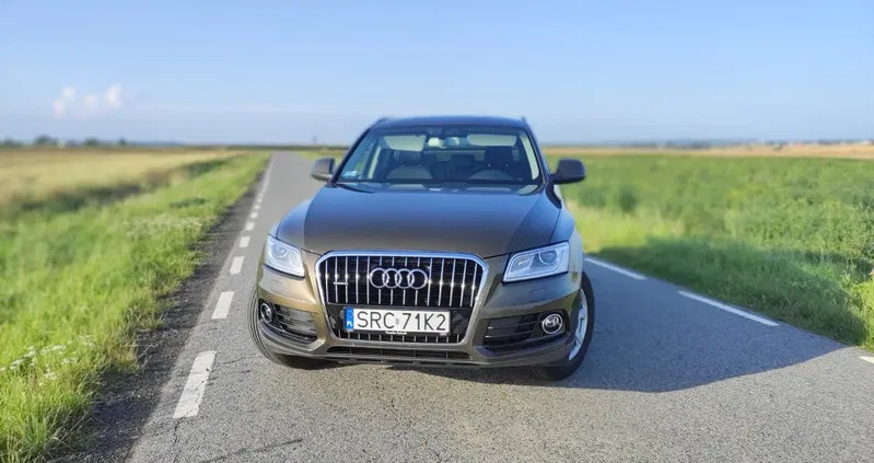 śląskie Audi Q5 cena 71900 przebieg: 129000, rok produkcji 2012 z Racibórz